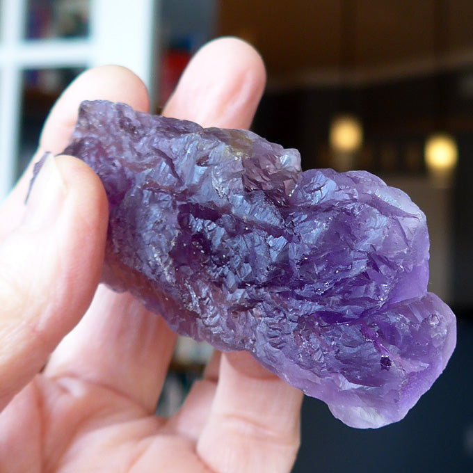 Lovely Bolivian Striped Rainbow Ametrine Wand