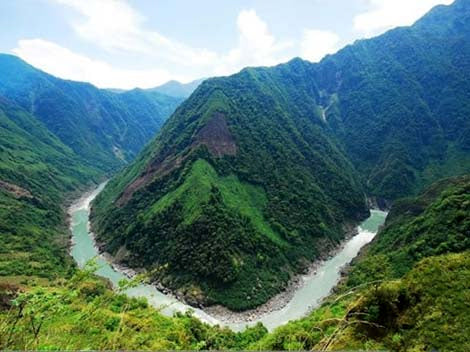 Siberian Blue Quartz Mini Radiant Heart with Teardrop Tibetan Blue Obsidian Crown