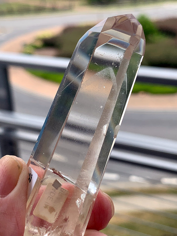 Ultra Clear Phantom Isis Channeling Altar with Bridge Crystal