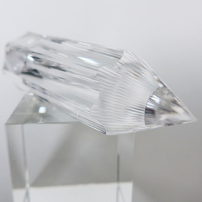 PRICE REDUCTION:  Sparkling 7 Gate 77 Facet Dream Vogel Phi Crystal Healing Wand