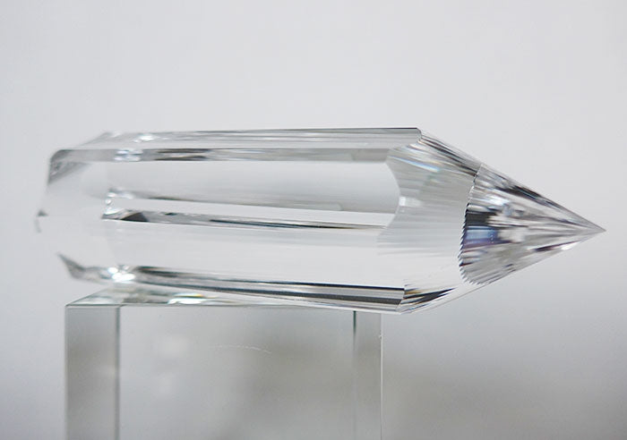 PRICE REDUCTION:  Sparkling 7 Gate 77 Facet Dream Vogel Phi Crystal Healing Wand