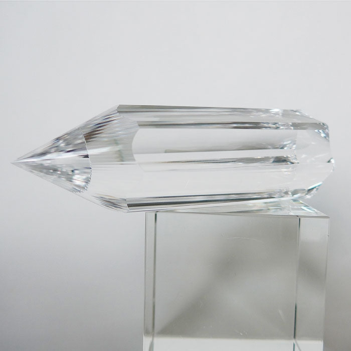 PRICE REDUCTION:  Sparkling 7 Gate 77 Facet Dream Vogel Phi Crystal Healing Wand