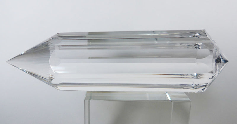 PRICE REDUCTION:  Sparkling 7 Gate 77 Facet Dream Vogel Phi Crystal Healing Wand