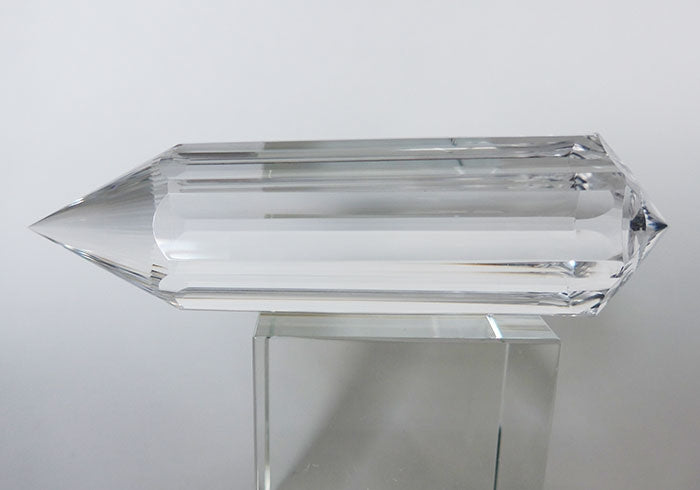 PRICE REDUCTION:  Sparkling 7 Gate 77 Facet Dream Vogel Phi Crystal Healing Wand